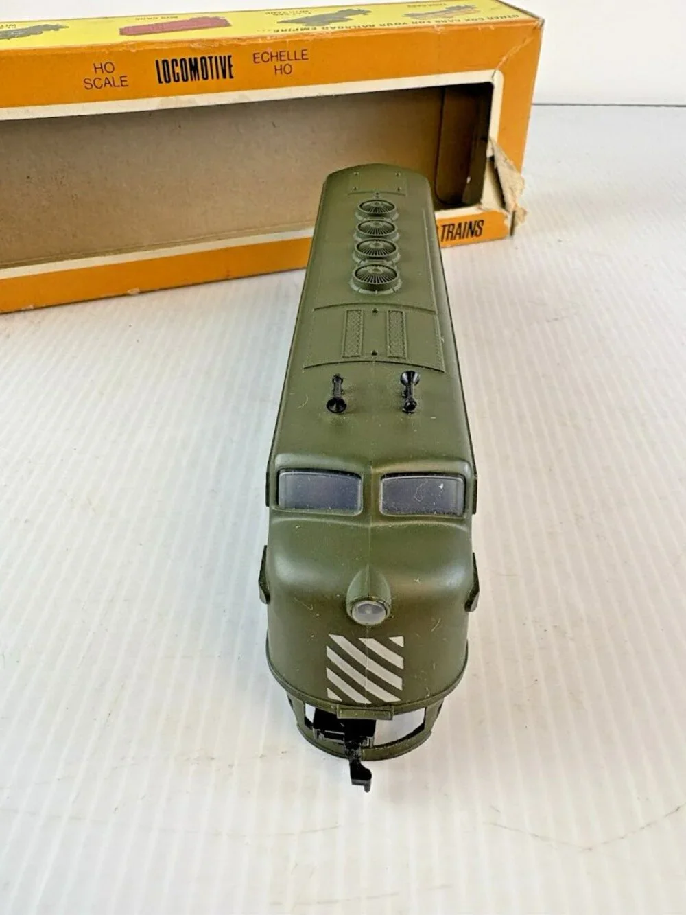 Cox HO Scale U.S. Army F3 Locomotive No.6111-6, Powered, Not Running, IOB